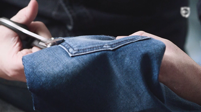 This Artist "Paints" With Denim