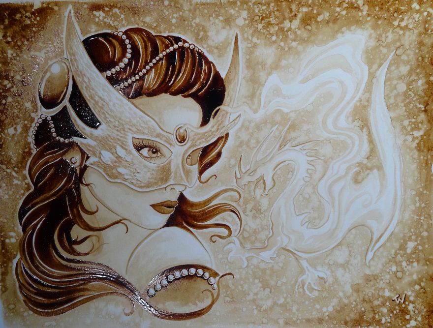 The Magic Of Coffee Painting