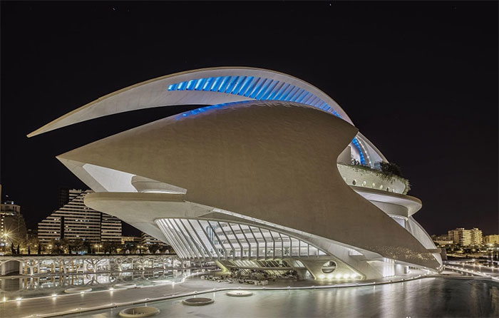 The Queen Sofía Palace Of The Arts, Valencia, Spain