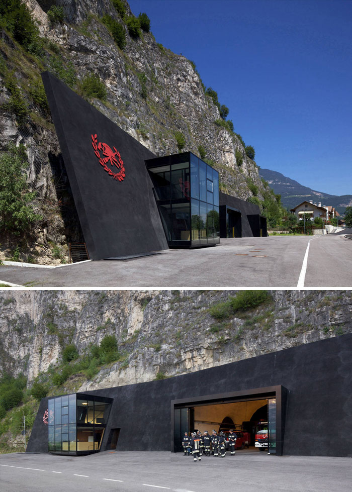 Italian Fire Station, Margreid, Italy