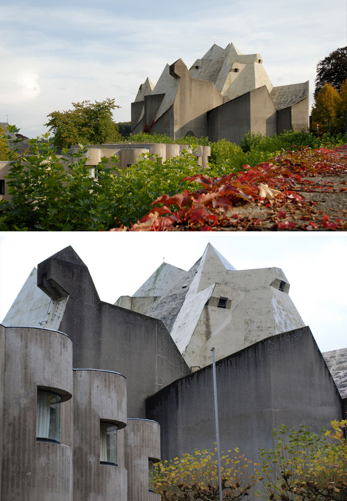 Gottfried Böhm Pilgrimage Church, Velbert, Germany