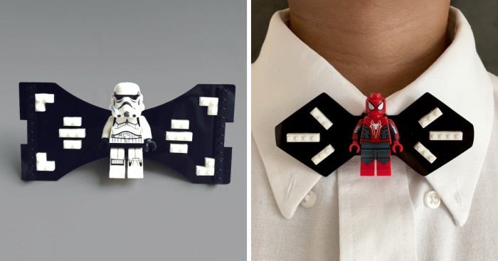 We Made These Bow Ties Out Of Toys