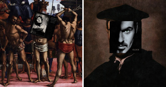 I Combine Album Covers With Classical Paintings As A Tribute To George Michael