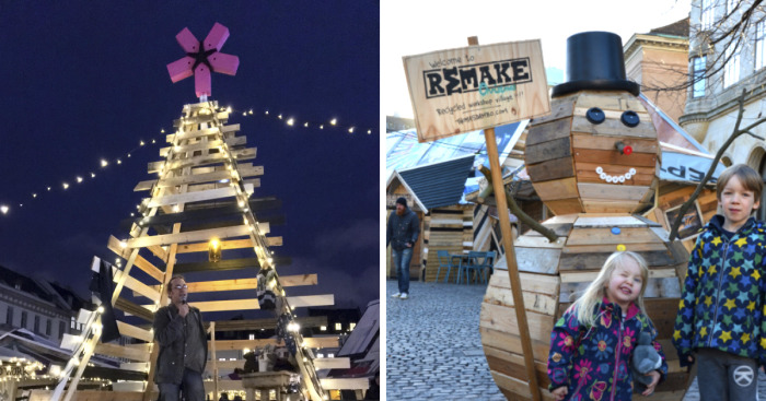This Christmas Market Is Made Of Trash