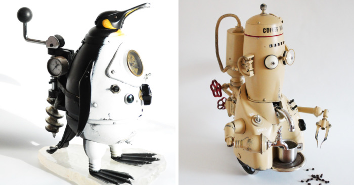 I Created These Sculptures Out Of Old Household Items