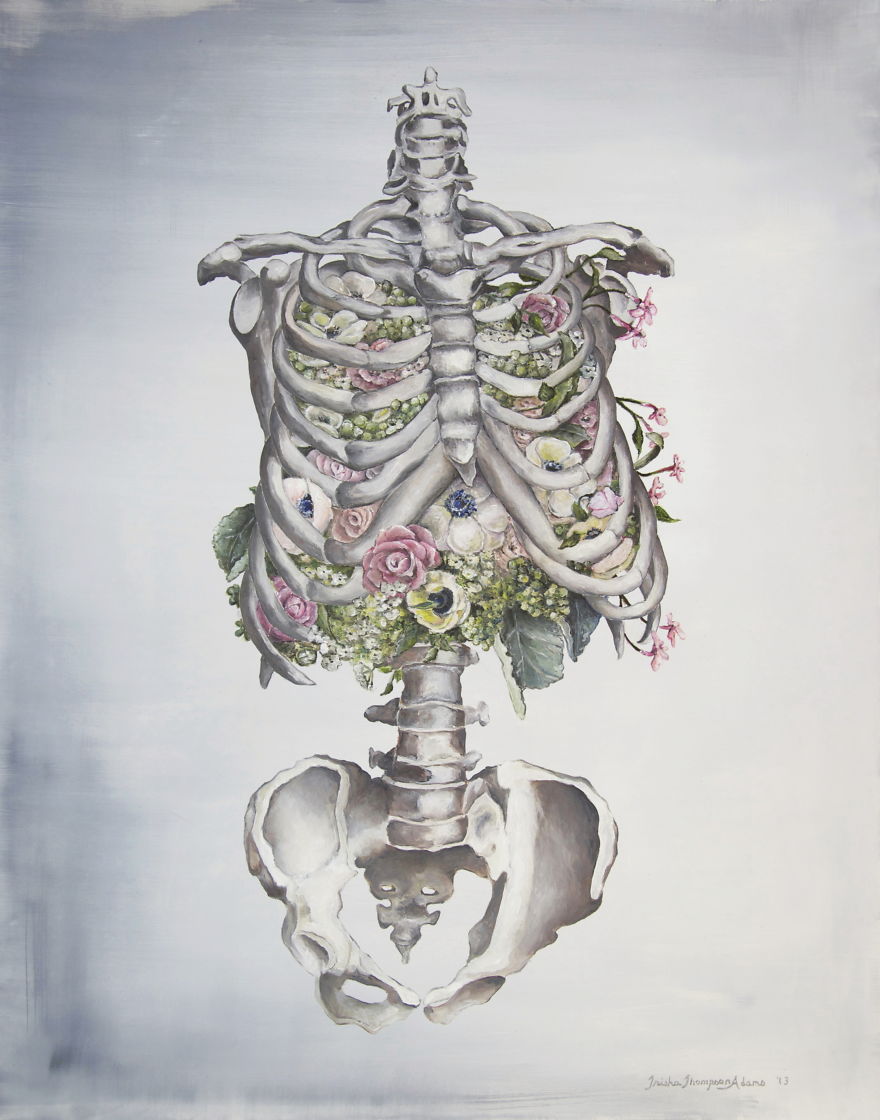 I Intertwine Nature And Human Anatomy To Create These Paintings I Intertwine Nature And Human Anatomy To Create These Paintings