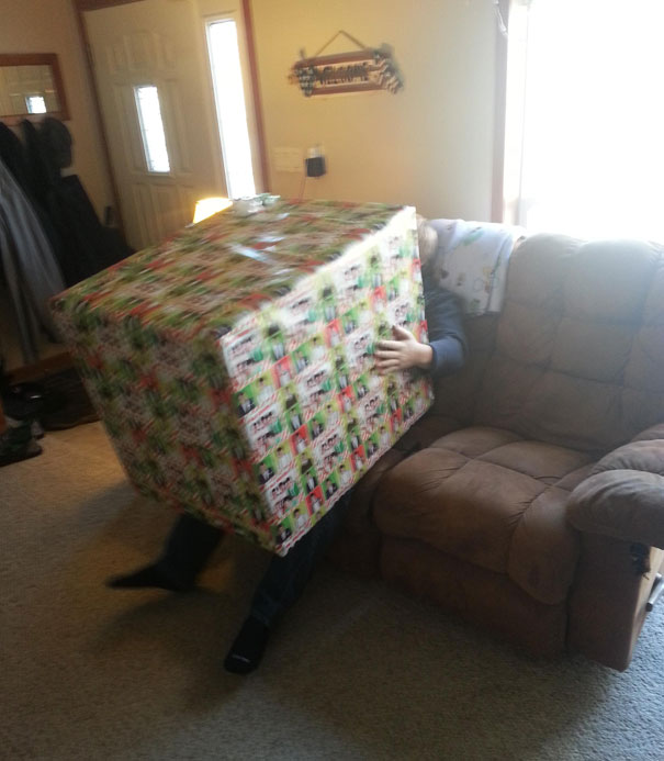 Here's My Brother's Present. It Was A Gift Card