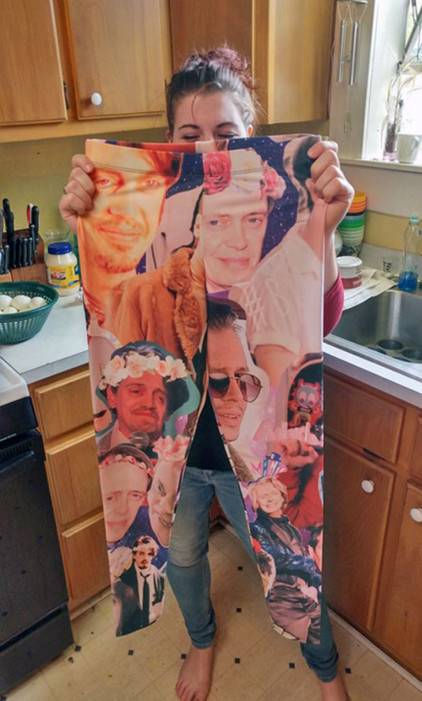 My Sister In Law Got Steve Buscemi Leggings For Christmas
