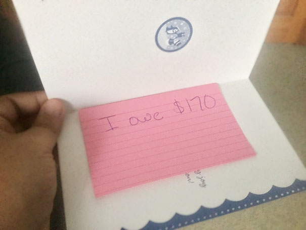 My Mom Owed Me Some Money. This Was Her Christmas Gift To Me