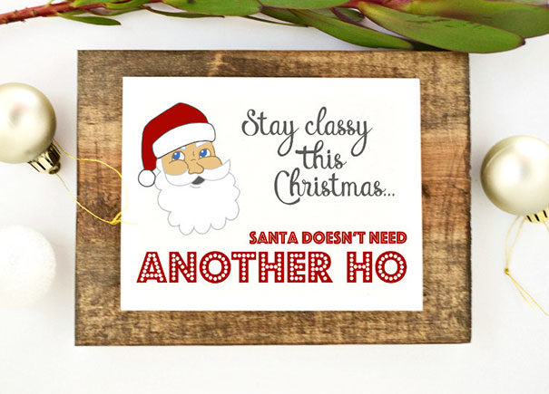 Swear cards Mature Pack of rude Christmas cards Xmas cards Funny festive ca...