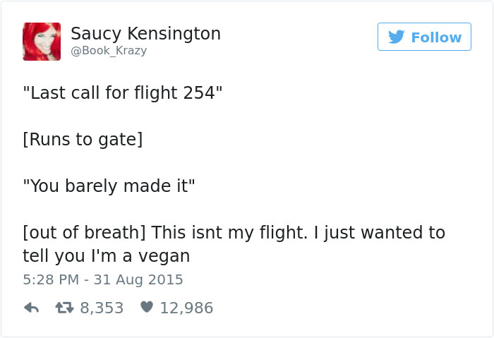 Funny Plane Tweet