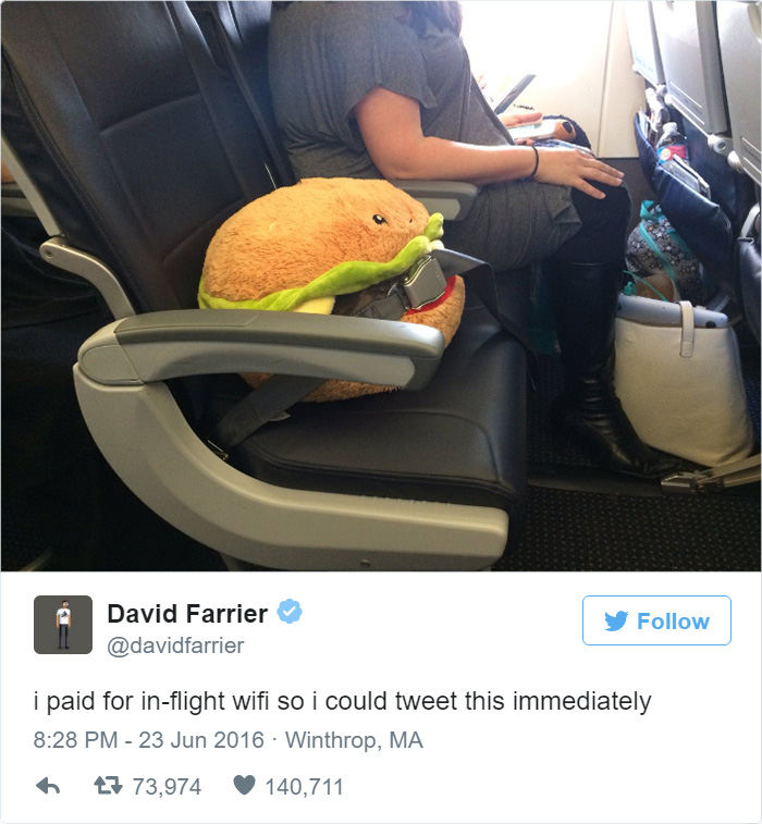 Funny Plane Tweet