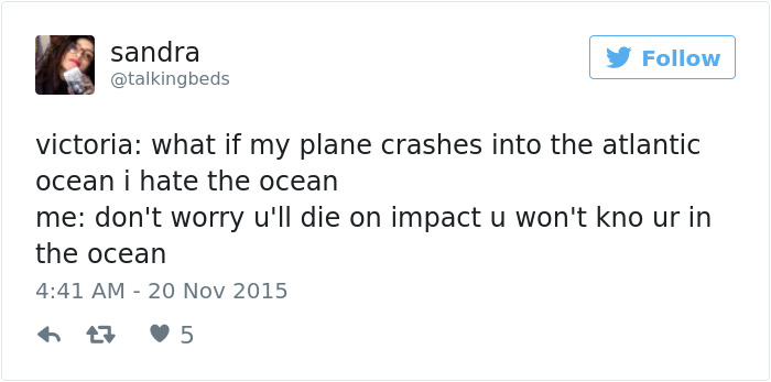 Funny Plane Tweet