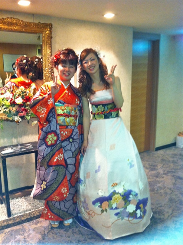 Kimonos Wedding Dress