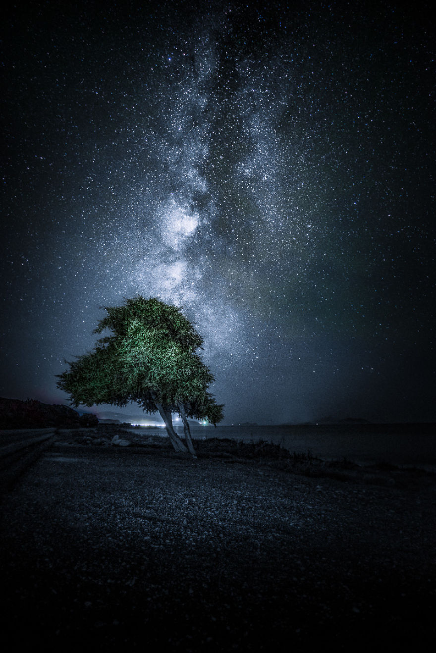I Photographed The Milky Way Rising Over Finland And Greece. I Photographed The Milky Way Rising Over Finland And Greece.