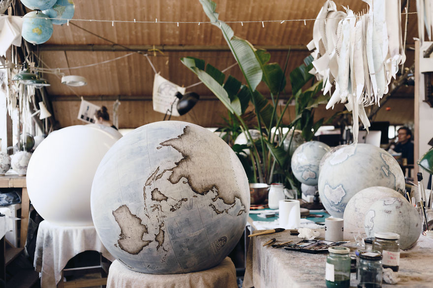 We Hand-Craft World Globes The Same Way They Were Made Hundreds Of Years Ago We Hand-Craft World Globes The Same Way They Were Made Hundreds Of Years Ago
