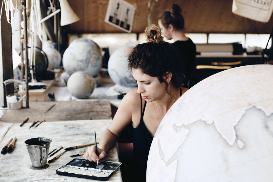 We Hand-Craft World Globes The Same Way They Were Made Hundreds Of Years Ago We Hand-Craft World Globes The Same Way They Were Made Hundreds Of Years Ago