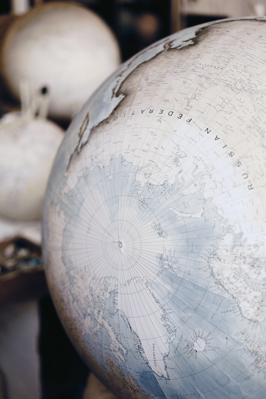 We Hand-Craft World Globes The Same Way They Were Made Hundreds Of Years Ago