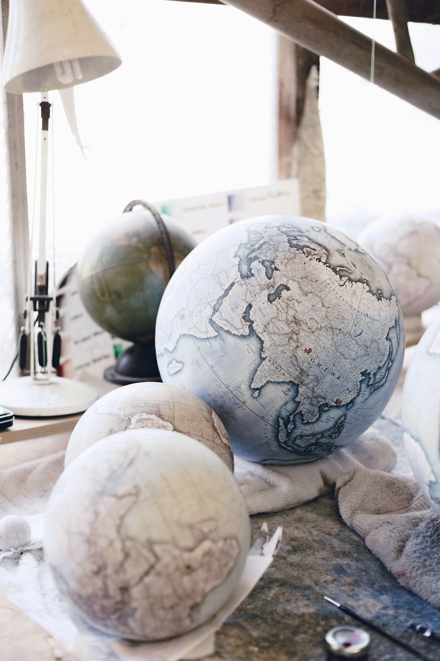 We Hand-Craft World Globes The Same Way They Were Made Hundreds Of Years Ago