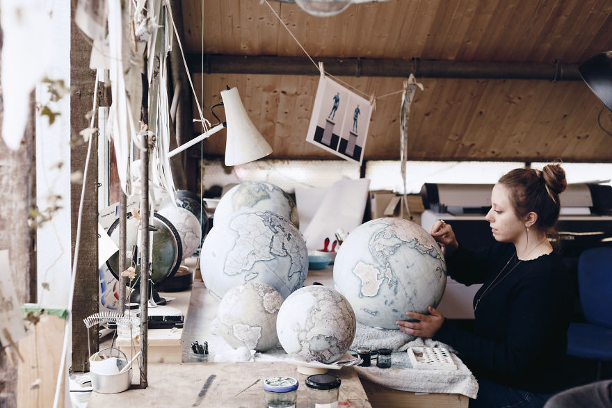 We Hand-Craft World Globes The Same Way They Were Made Hundreds Of Years Ago We Hand-Craft World Globes The Same Way They Were Made Hundreds Of Years Ago