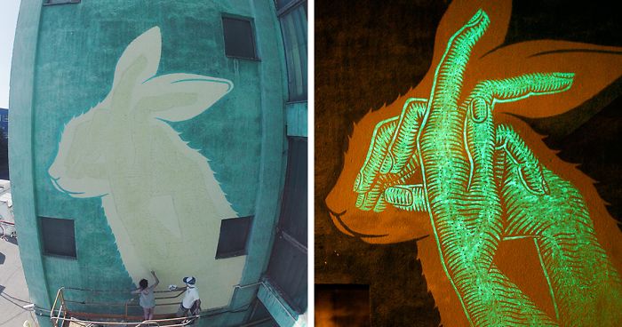 Glow-In-The-Dark Murals That Will Surprise You At Night