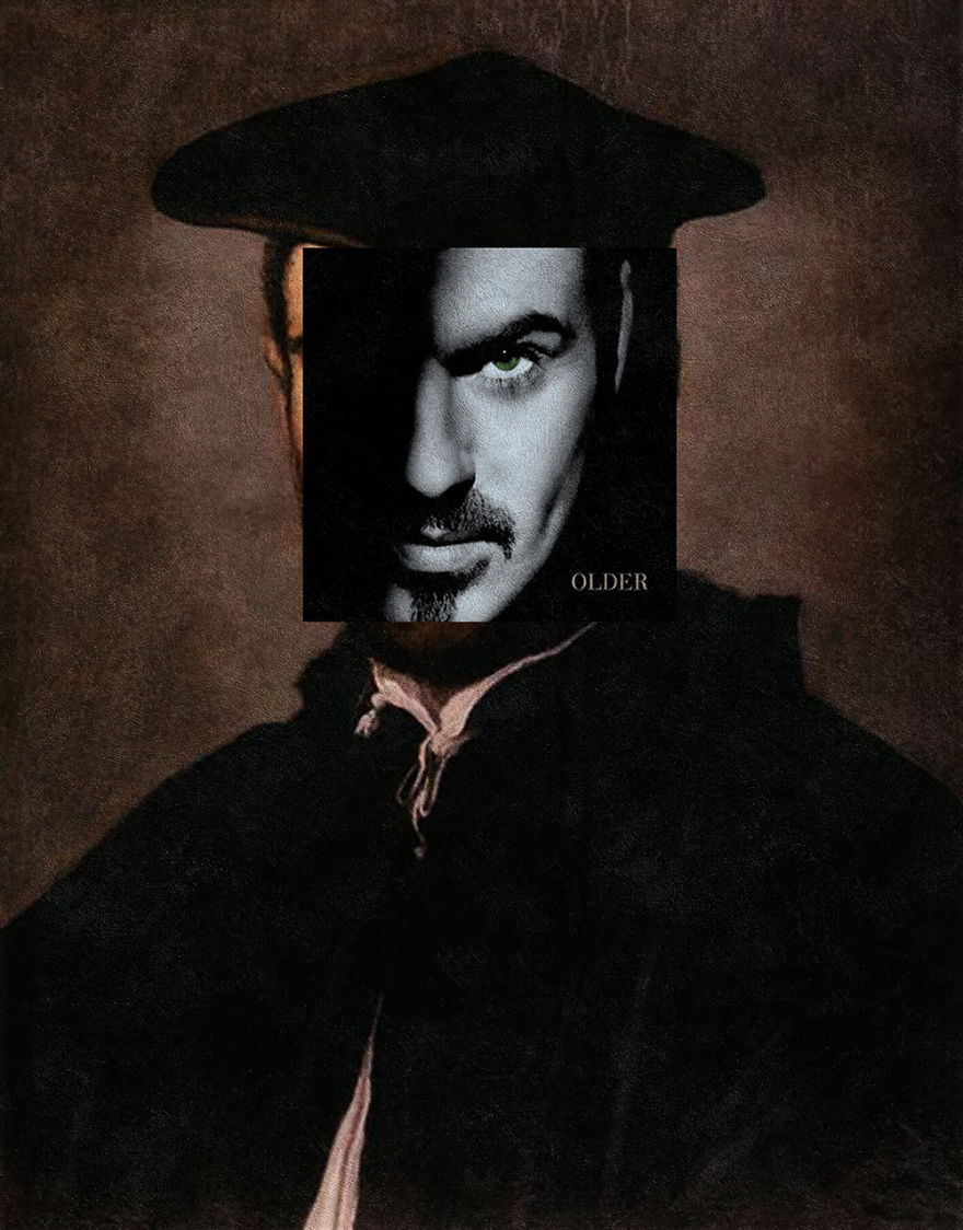 I Combine Album Covers With Classical Paintings As A Tribute To George Michael I Combine Album Covers With Classical Paintings As A Tribute To George Michael