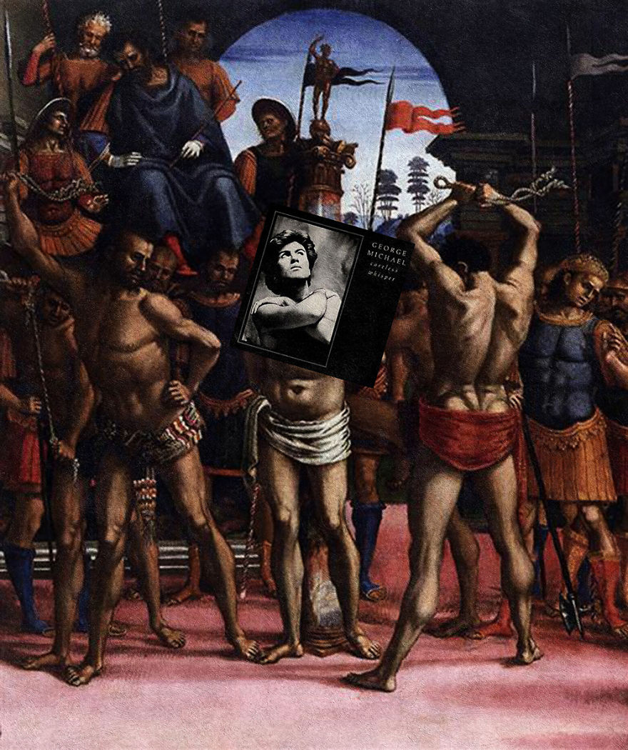 I Combine Album Covers With Classical Paintings As A Tribute To George Michael