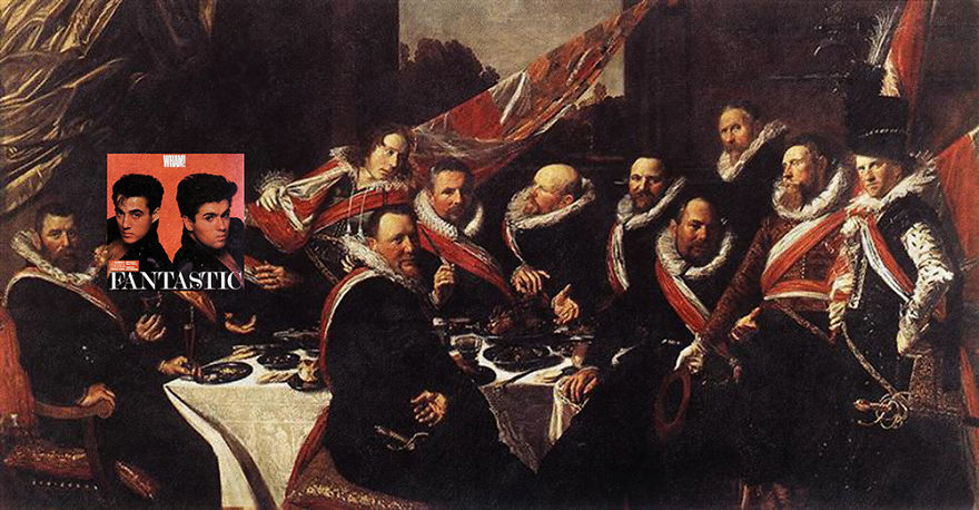 I Combine Album Covers With Classical Paintings As A Tribute To George Michael