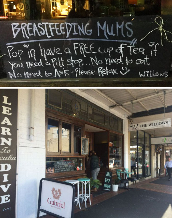 This Cafe Offers Free Cup Of Tea To Breastfeeding Moms