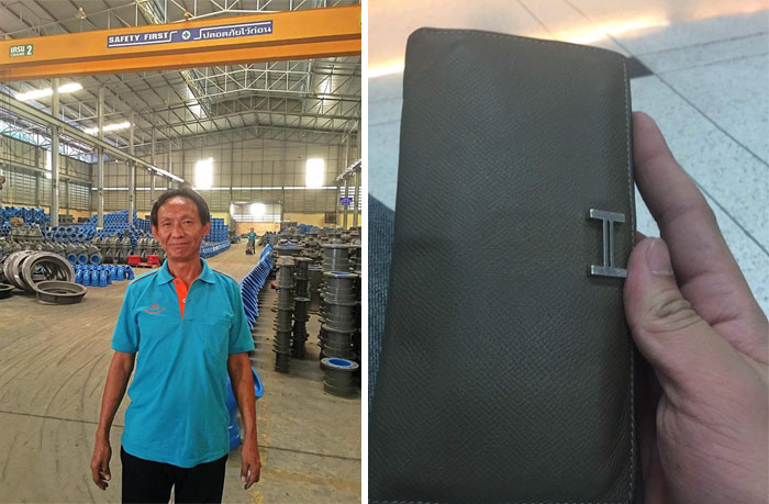 A Homeless 44-Year-Old Man Who Handed In A Designer Wallet Full Of Cash Was Given The Ultimate Reward For His Actions – A Job At Factory In Bangkok And A New Flat To Live In