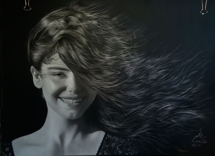 My Drawing…. Happy Girl (: