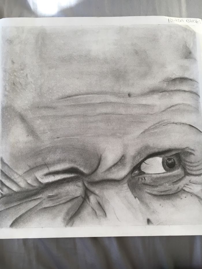 A Man Staring Off Into Space