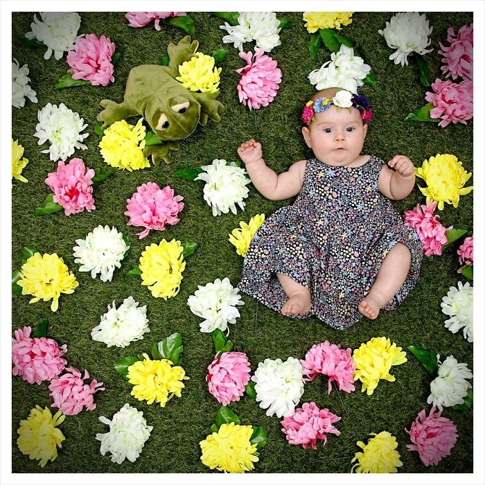 I Created A Calendar That Features My Daughter In Different Settings