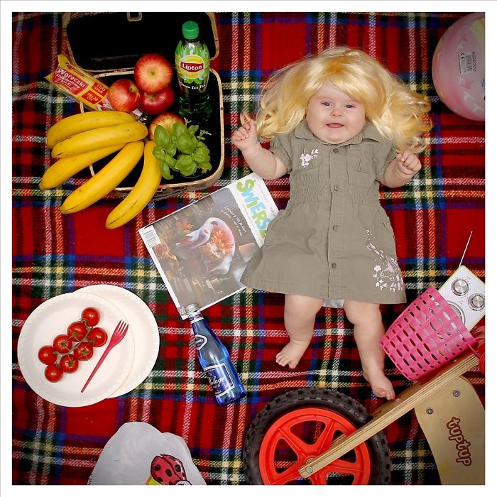 I Created A Calendar That Features My Daughter In Different Settings