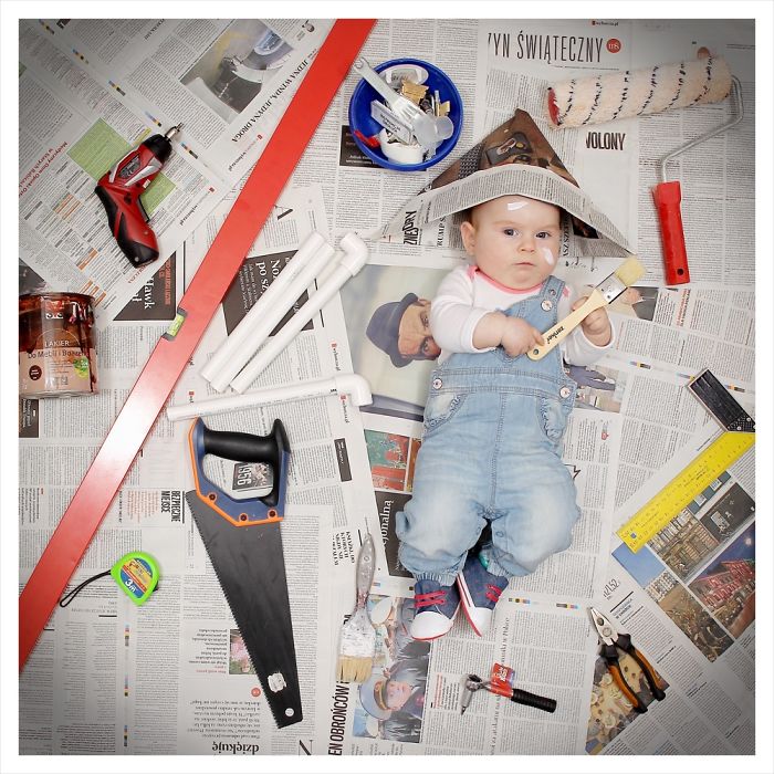 I Created A Calendar That Features My Daughter In Different Settings