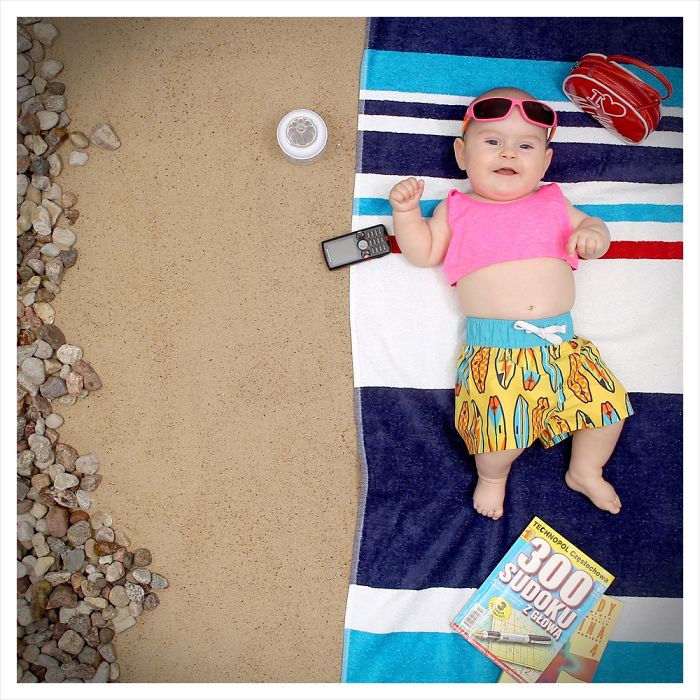 I Created A Calendar That Features My Daughter In Different Settings