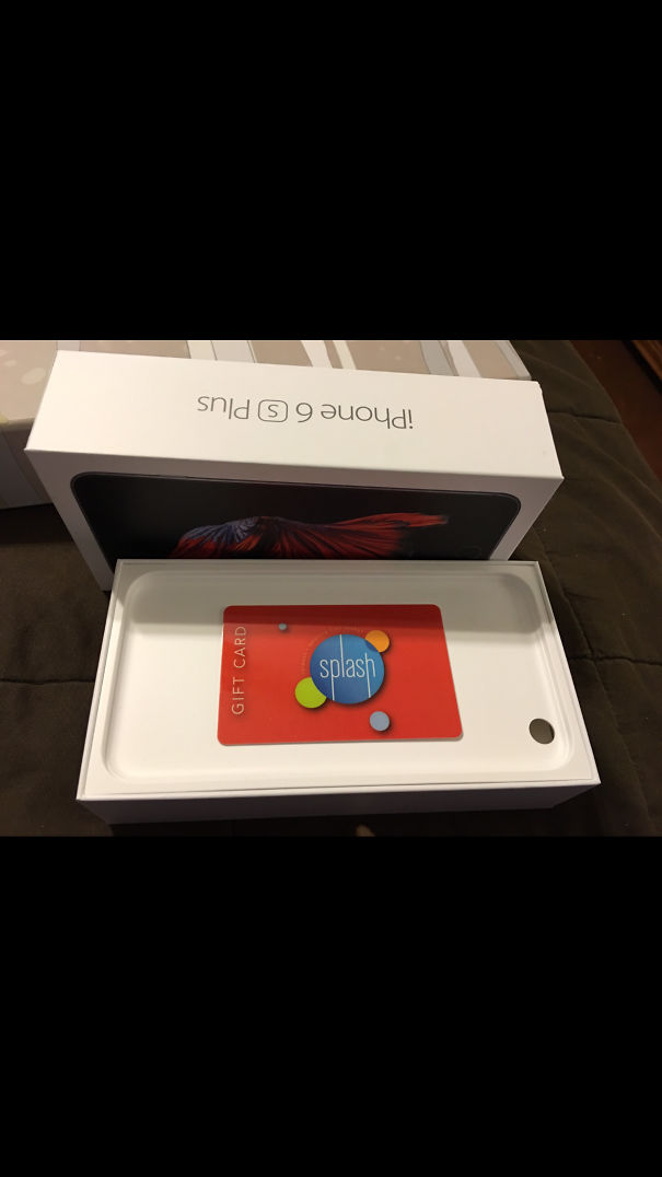 Our 22 Yr Old Daughter Thought She Was Getting A New I-phone... She Got A Gift Card For An Oil Change... We Laughed & Laughed.