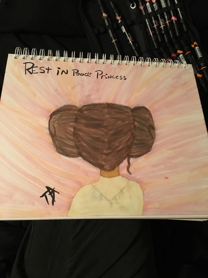 I Drew This Tribute The Other Day Rip Princess