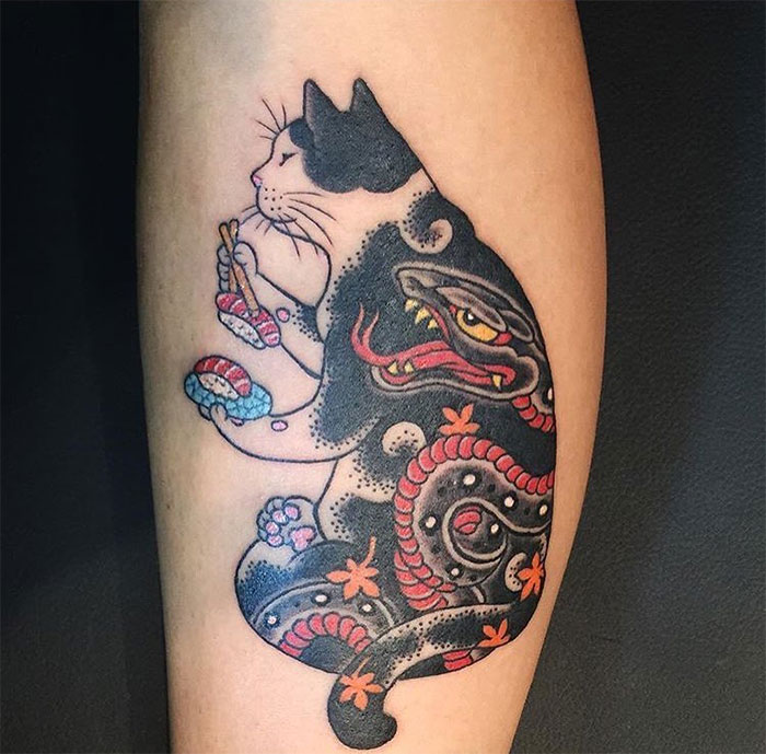 japanese-tattoo-paintings-monmon-cats-kazuaki-horitomo-49 japanese-tattoo-paintings-monmon-cats-kazuaki-horitomo-49
