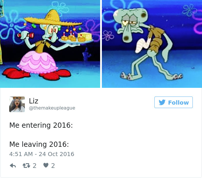 Me At The Beginning Of 2016 Vs Me At The End Of 2016