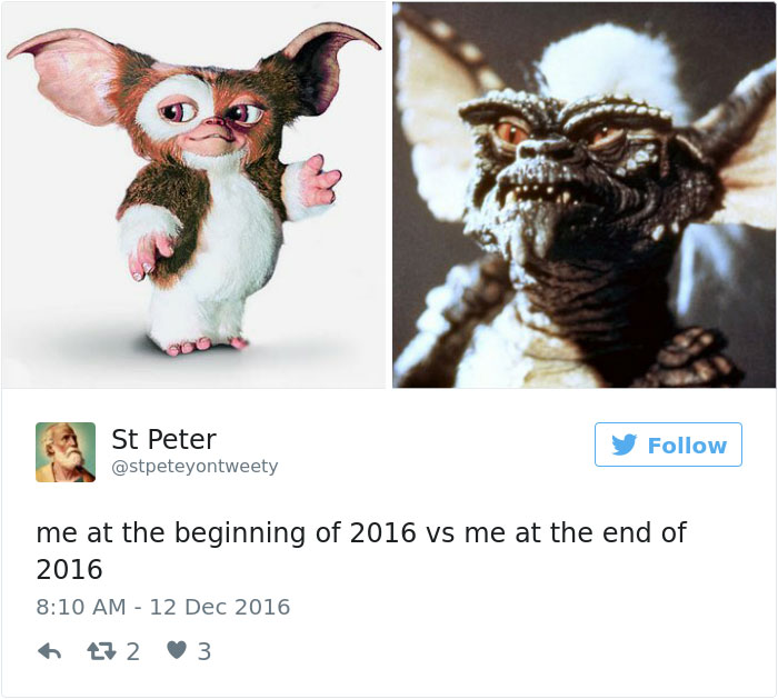 Me At The Beginning Of 2016 Vs Me At The End Of 2016