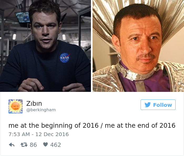 Me At The Beginning Of 2016 Vs Me At The End Of 2016