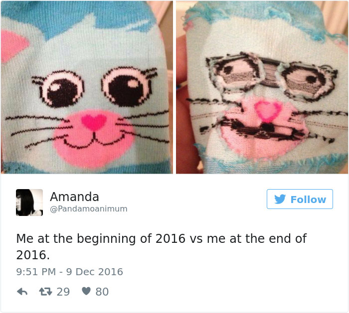 Me At The Beginning Of 2016 Vs Me At The End Of 2016