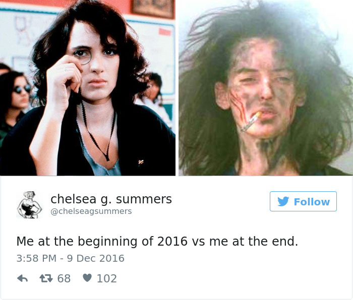 Me At The Beginning Of 2016 Vs Me At The End Of 2016