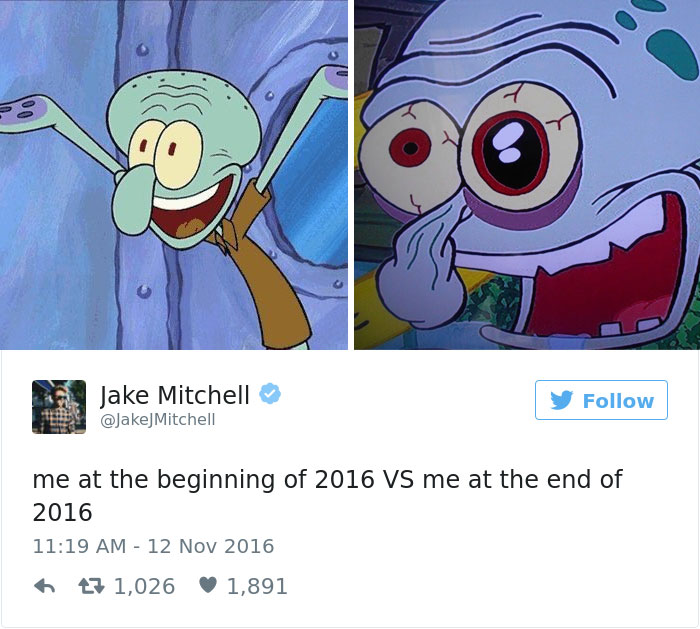 Me At The Beginning Of 2016 Vs Me At The End Of 2016