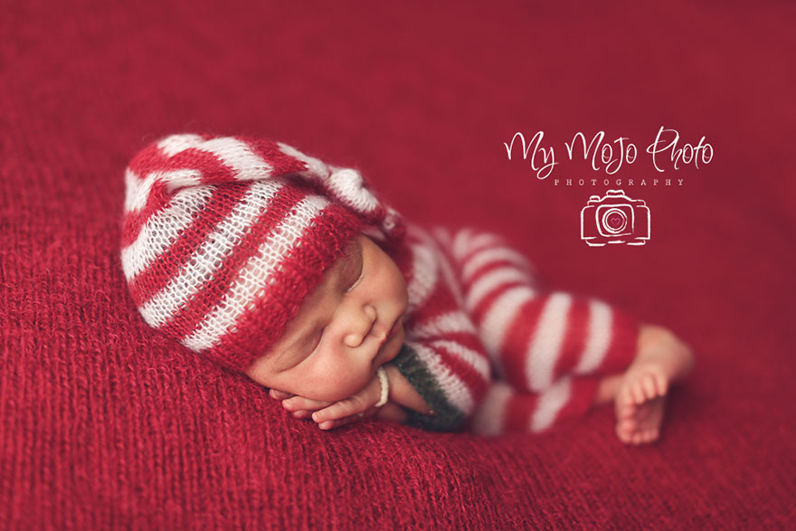 Newborn Baby Christmas Photoshoot