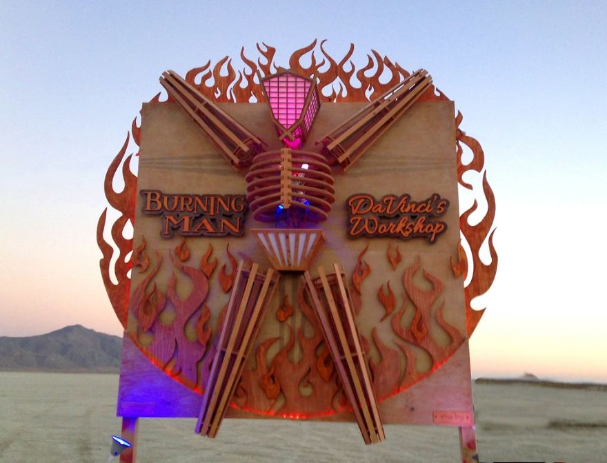 Burning Man 2016 - Da Vinci's Workshop
