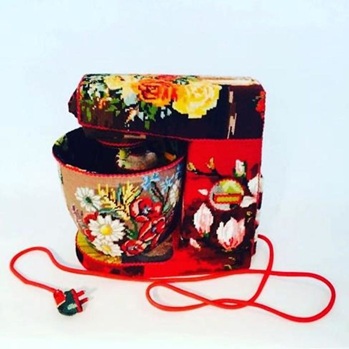 Cross-Stitched Household Objects And Appliances By Ulla Stina Wikander