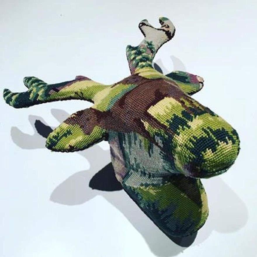 Cross-Stitched Household Objects And Appliances By Ulla Stina Wikander