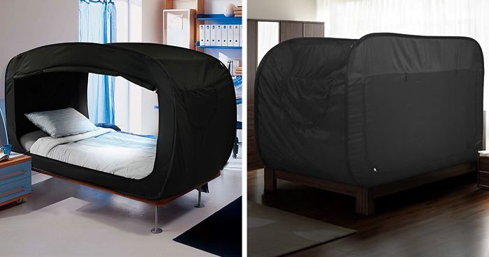 “Privacy Bed” That Converts Into A Fort Is A Dream Come True For People With Anxiety
